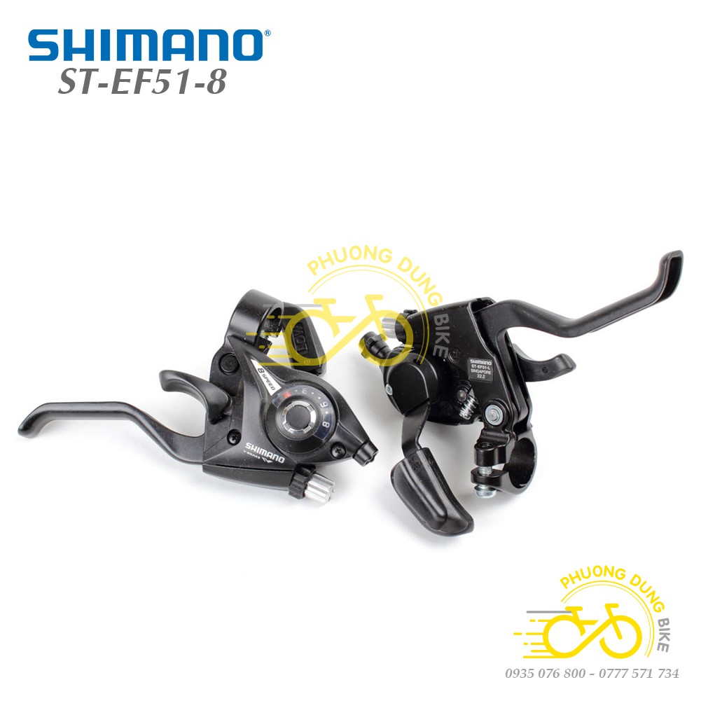 Tay đề xe đạp SHIMANO ST-EF51-8  3x8 Speed