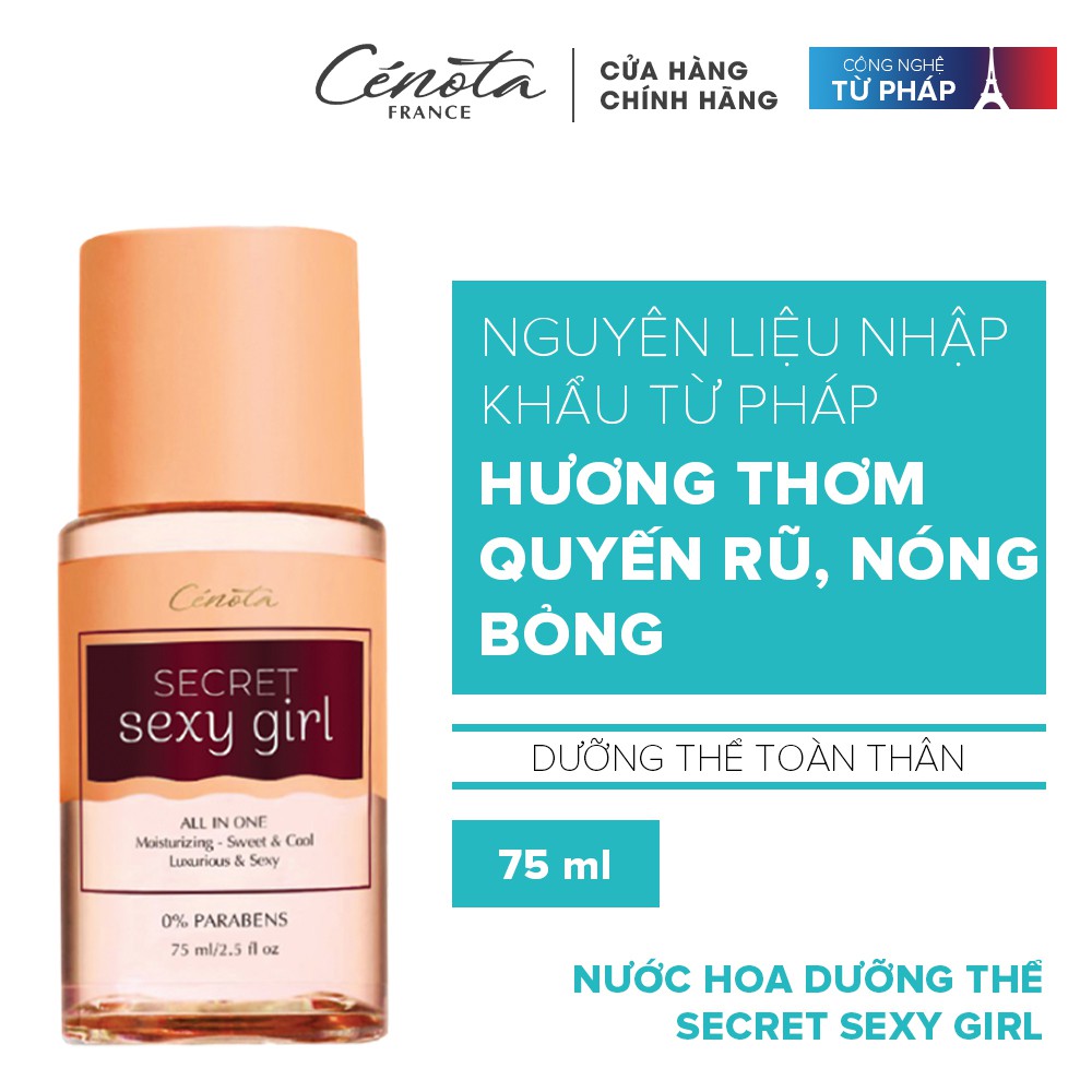 Nước hoa dưỡng thể Cénota Secret Sexy 75ml | BigBuy360 - bigbuy360.vn