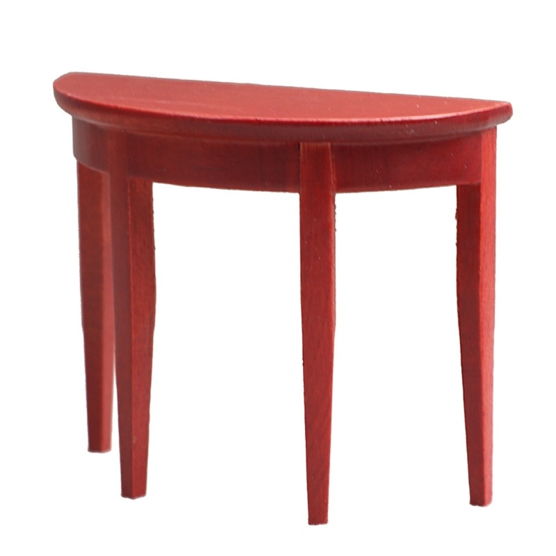 Mô Hình Bàn Bán Nguyệt 1 / 12 Độc Đáo Trang Trí Nhà Búp Bê 3 5x1x3-inch DIY