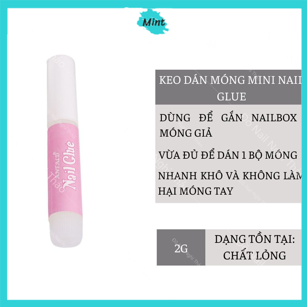 Keo Dán Móng Giả Nail Glue Chính Hãng Siêu Chắc 2gr