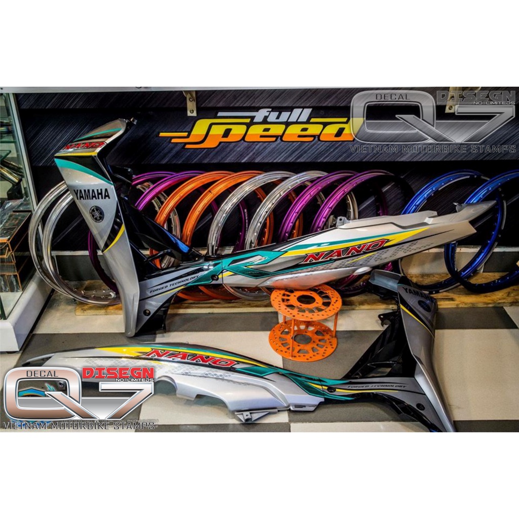 Tem Rời Sirius 110 BẠC ĐEN