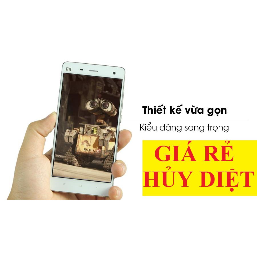 điện thoại Xiaomi Mi 4 ram 3G 16G mới, có Tiếng Việt, CPU SnapDragon 801 4 nhân, Chơi PUBG-Free Fire-Liên Quân mượt