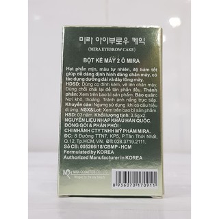 Bột Kẻ Tán Mày Mira Eyebrow Cake 7gr