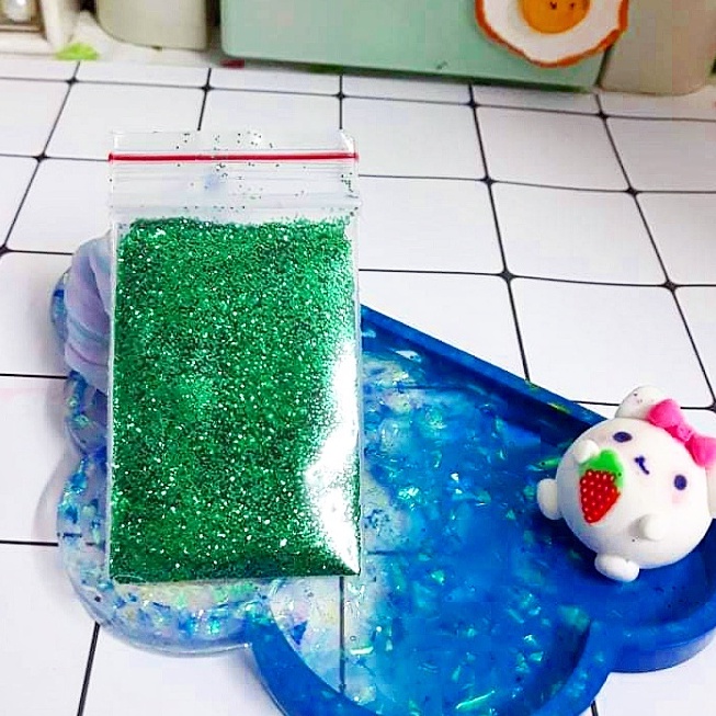 15G kim tuyến nhuyễn bỏ vào resin/kim tuyến trang điểm/làm slime