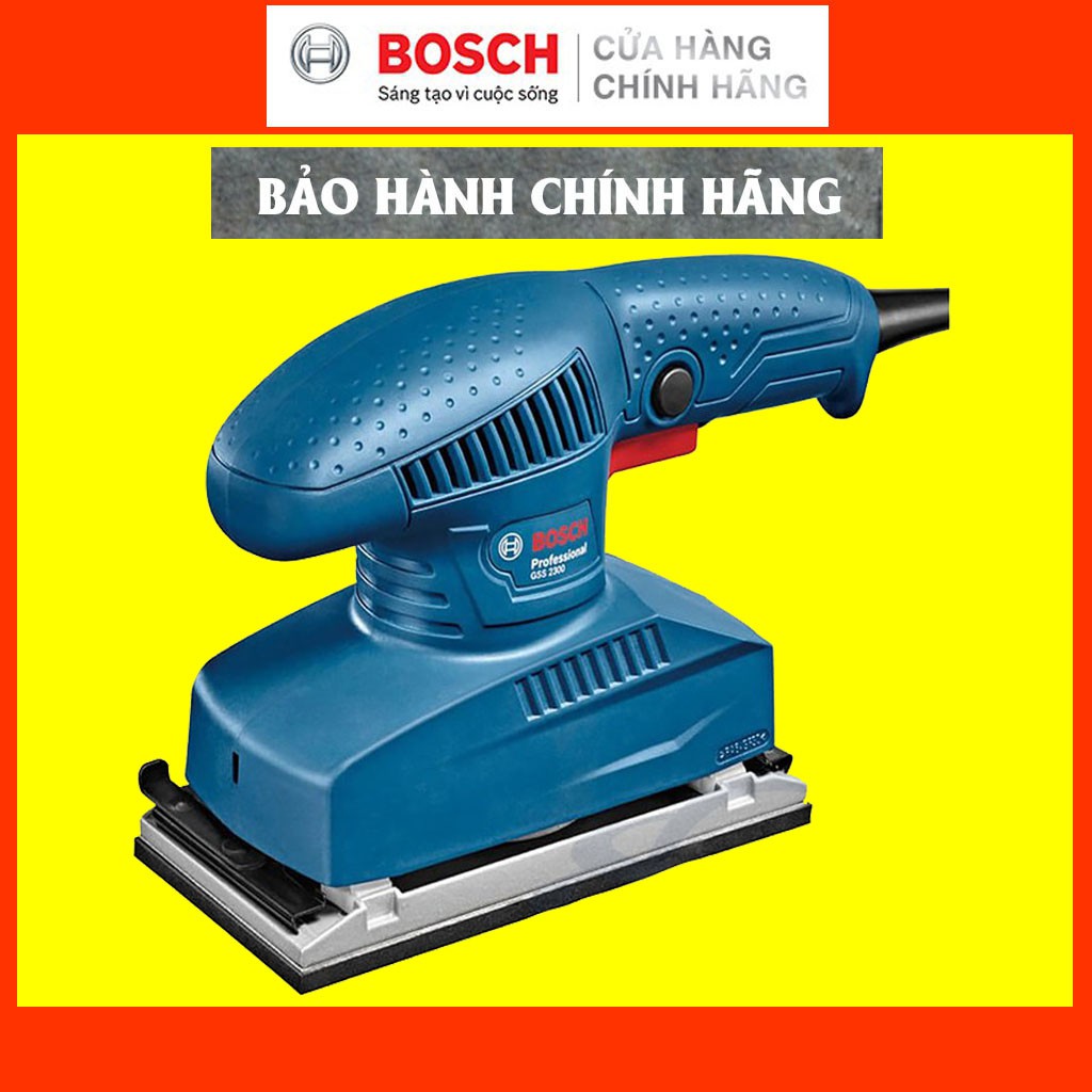 [CHÍNH HÃNG] Máy Chà Nhám Rung Bosch GSS 2300 (190W) Giá Đại Lý Cấp 1, Bảo Hành Tại Các TTBH Toàn Quốc