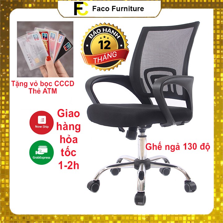 Ghế văn phòng, Ghế làm việc cao cấp, Ghế xoay văn phòng tựa lưng chắc chắn FC05 | BigBuy360 - bigbuy360.vn