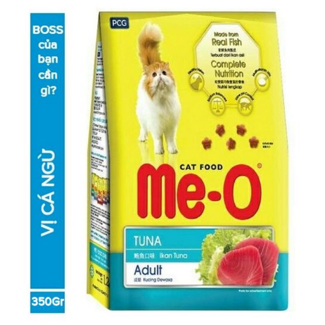 Thức ăn hạt Me-O cho mèo trưởng thành 350g và 1,2kg