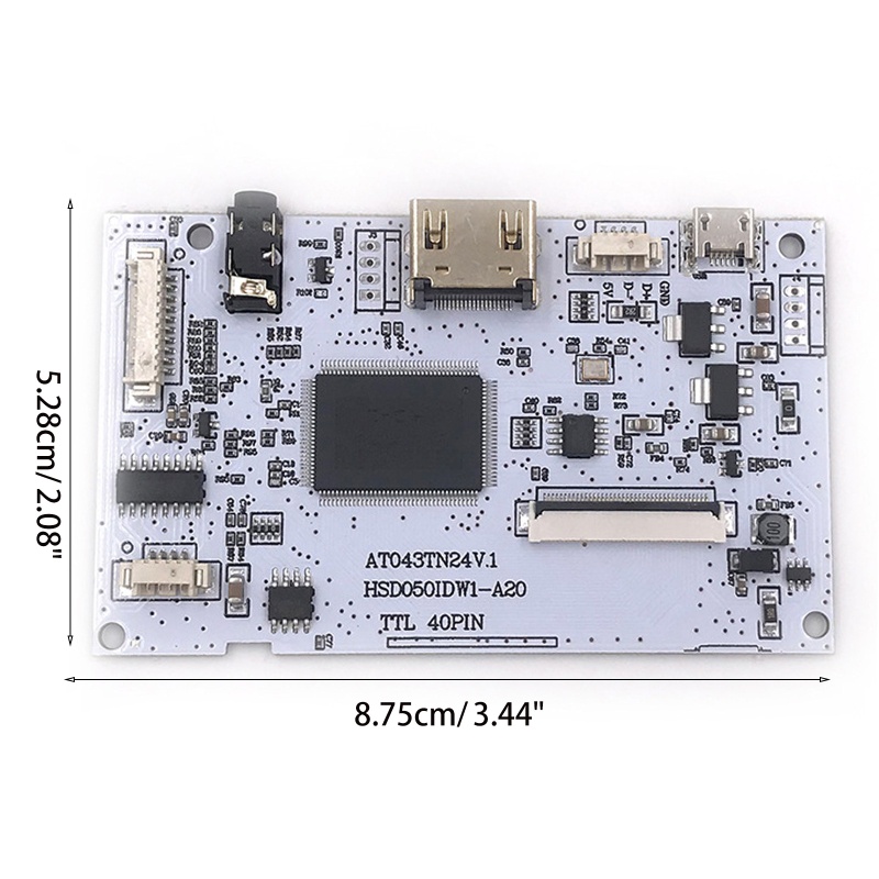 Bảng Mạch Điều Khiển HDMI1 2 LVDS AT043TN24 4 3in 5in Màn Hình LCD 40Pin