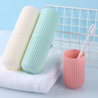 [SIÊU RẺ] Cốc đựng bàn chải, kem đánh răng du lịch hình sọc