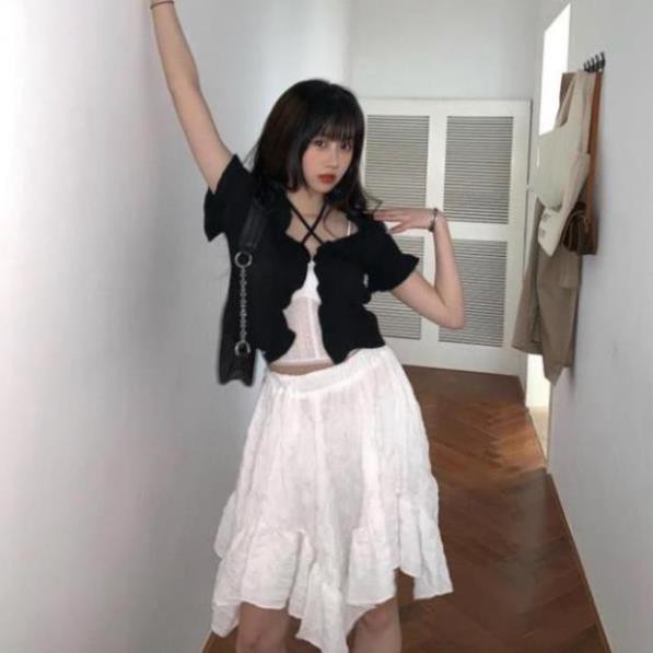 Áo Khoác Cardigan Dệt Kim Phối Ren Xinh Xắn Cho Nữ - kiwiuri | BigBuy360 - bigbuy360.vn