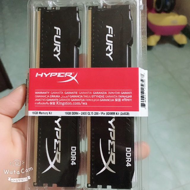 Bộ đôi ram kingston HyperX Fury Black 8GB