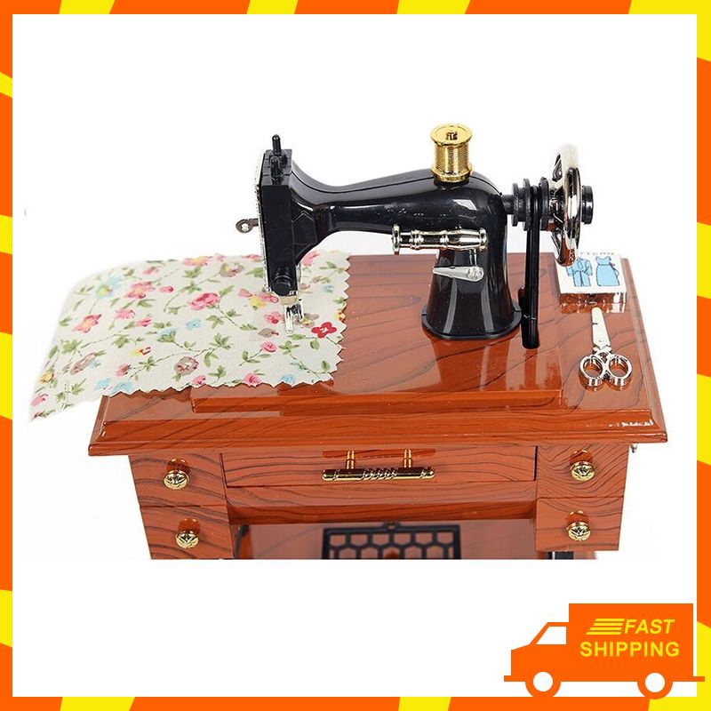 Hộp máy may mini phong cách vintage