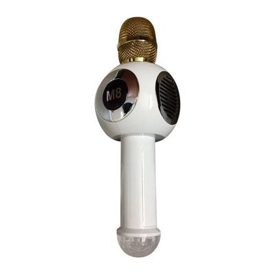 Micro Bluetooth Karaoke M8 có Tích hợp đèn Led Vũ Trường