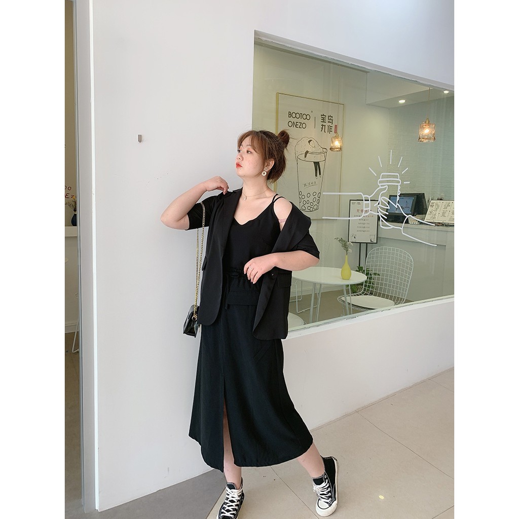 áo 2 dây voan bigsize 65-90kg ms DV01 vymapshopbigsize