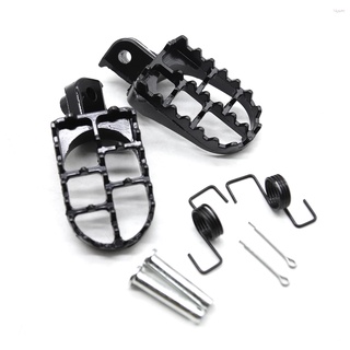 Bộ Phụ Kiện Gác Chân Bằng Nhôm Màu Đen Cho Xe Đạp Yamaha Yz125 Yz250 Pw50 Pw80 Bw80 Dt50 Rt100 Rt180 Tt225S Tt225T Ttr110 Ttr90 Tw200 Wr200 250 Xt225 Xt350
