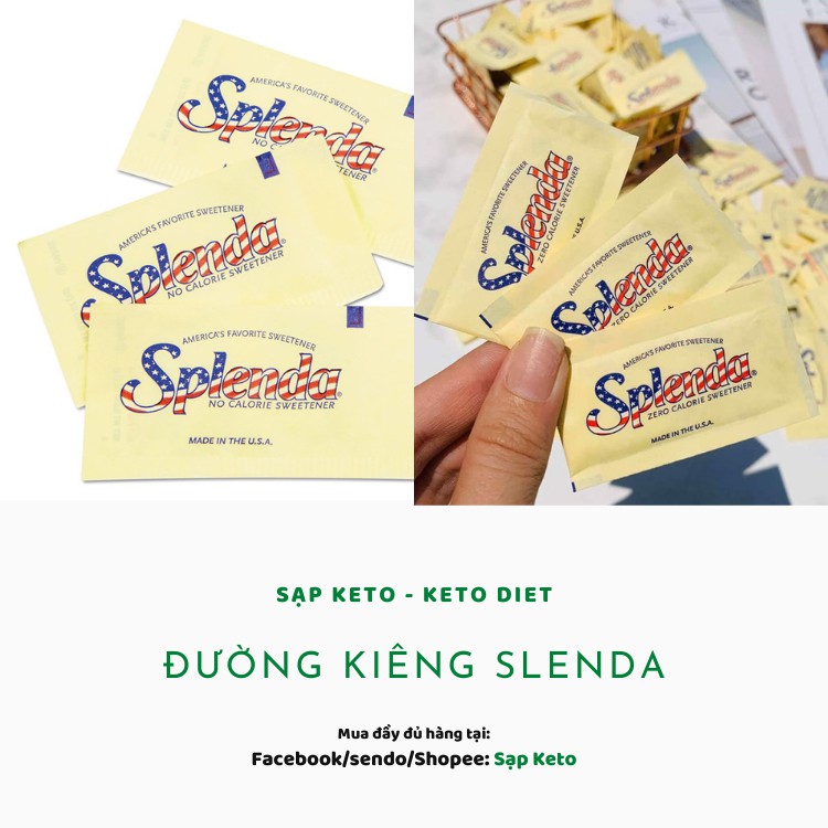 Đường kiêng SPLENDA dùng KETO