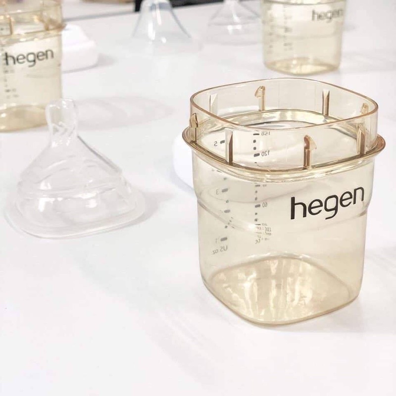 [CHÍNH HÃNG] Bình trữ sữa và thức ăn Hegen PPSU 150ml - 240ml (nắp màu trắng)