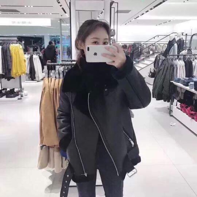 Áo da zara