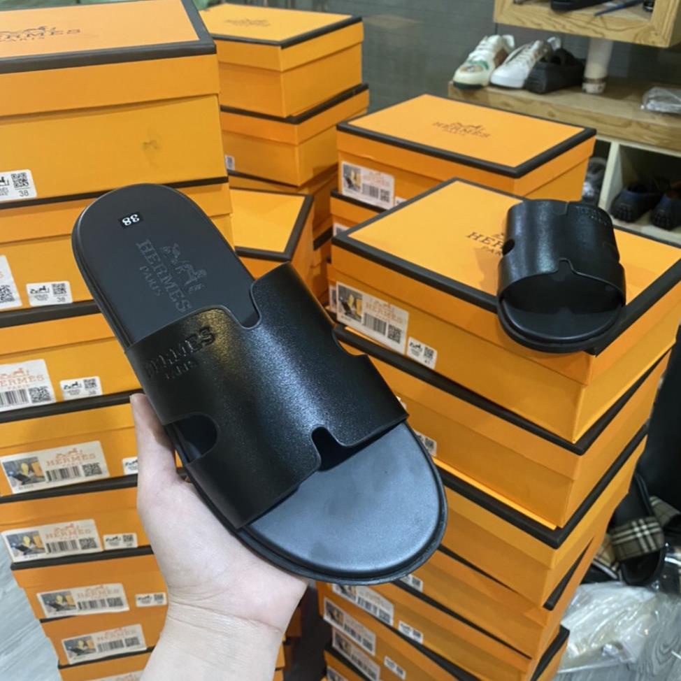 Dép Hm Nam Hàng Cao Cấp . Dép Quai Ngang Hm Da Sịn Đế Cao Su Chống Trơn Trợt - DT STORE MENWEAR