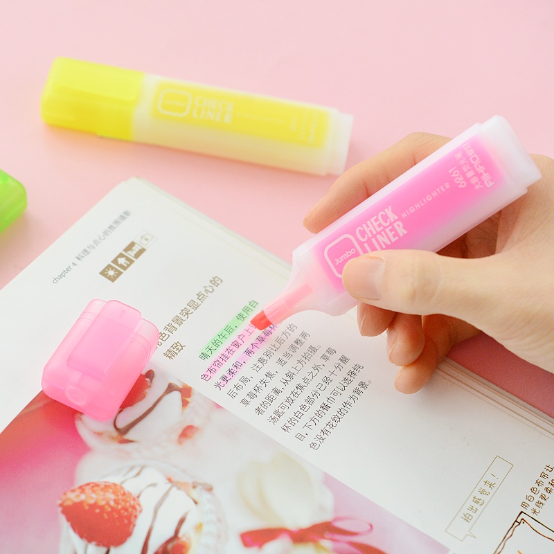 Bút Đánh Dấu Màu Huỳnh Quang Mờ Sáng Tạo