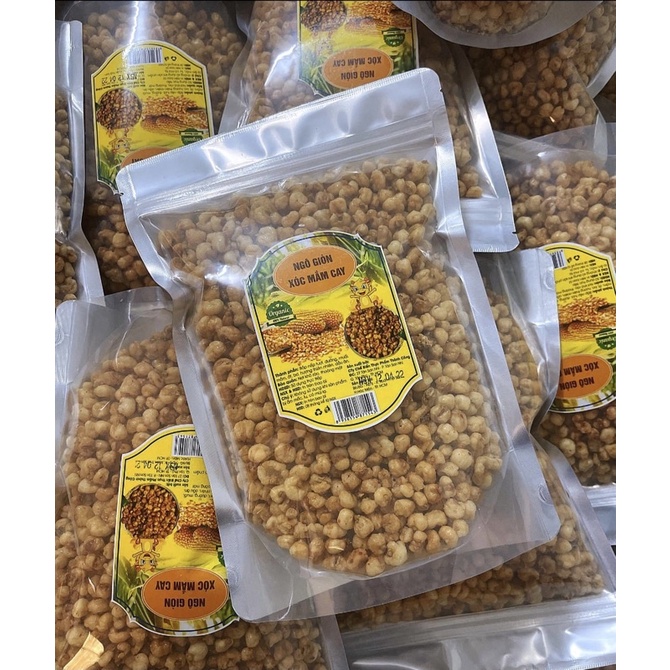 Ngô giòn xóc mắm cay