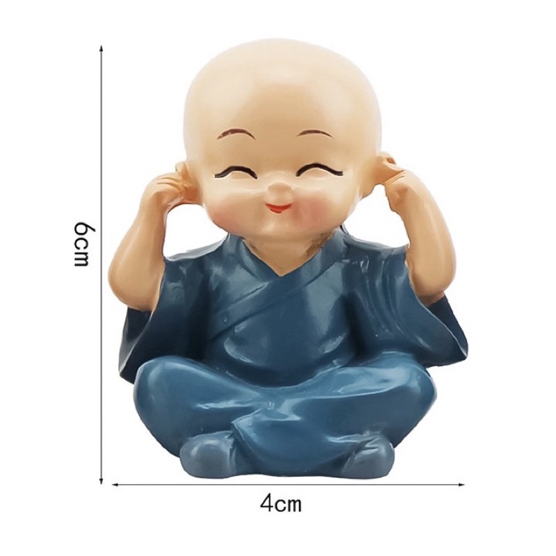 Bộ 4 tượng chú tiểu 4 không để Tapo xe ô tô