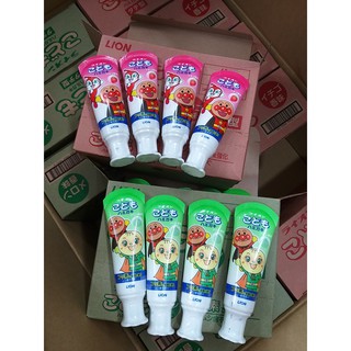 Kem đánh răng lion cho bé nuốt được 40g của nhật