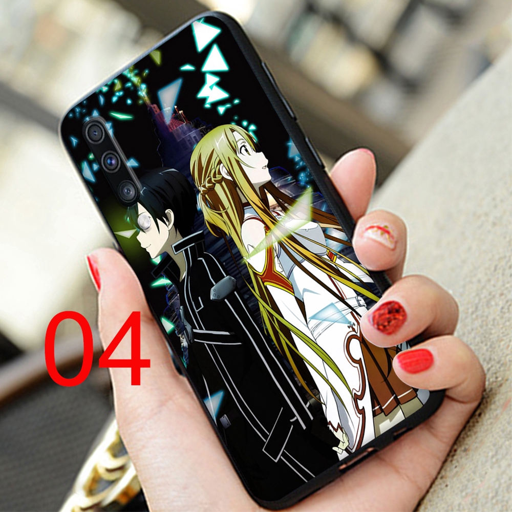 Ốp điện thoại silicon mềm hình anime Sword Art Online cho Oppo A1K a5 a9 2020 Reno 2F 2Z 3 Pro 10X Z NO100