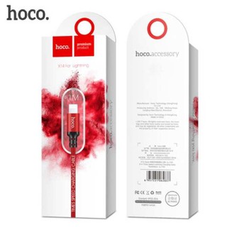 [Giá Hủy Diệt] Cáp Sạc Nhanh Hoco X14 Dài 1m✓Sạc IPhone IPad Chính Hãng ✓Chất Lượng Cao ✓Bảo Hành 3 Tháng