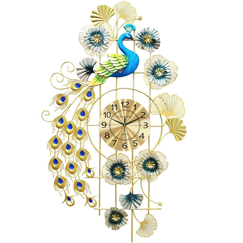 Đồng Hồ Treo Tường trang trí cao cấp-Mã2996-Kt=100x55cm-Tranh decor kim loại hiện đại đẹp,rẻ-quà tặng ý ngĩa-bh 5 năm