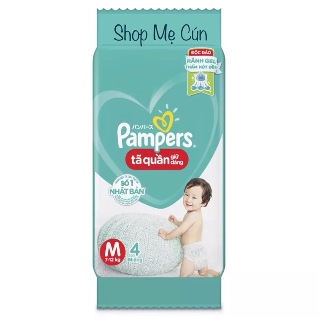 Tã quần Pampers S4/M4/L4