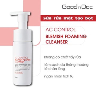 SỮA RỬA MẶT GOODNDOC AC CONTROL BLEMISH FOAMING CLEANSER 150ml