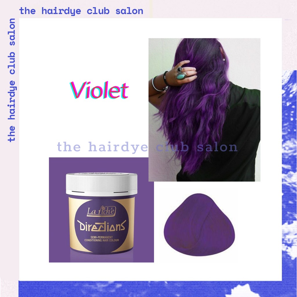 Thuốc nhuộm Semi-pernament Lariche Directions màu Violet