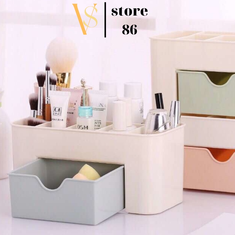 KỆ MỸ PHẨM NHỰA NHIỀU NGĂN HÀNG DÀY