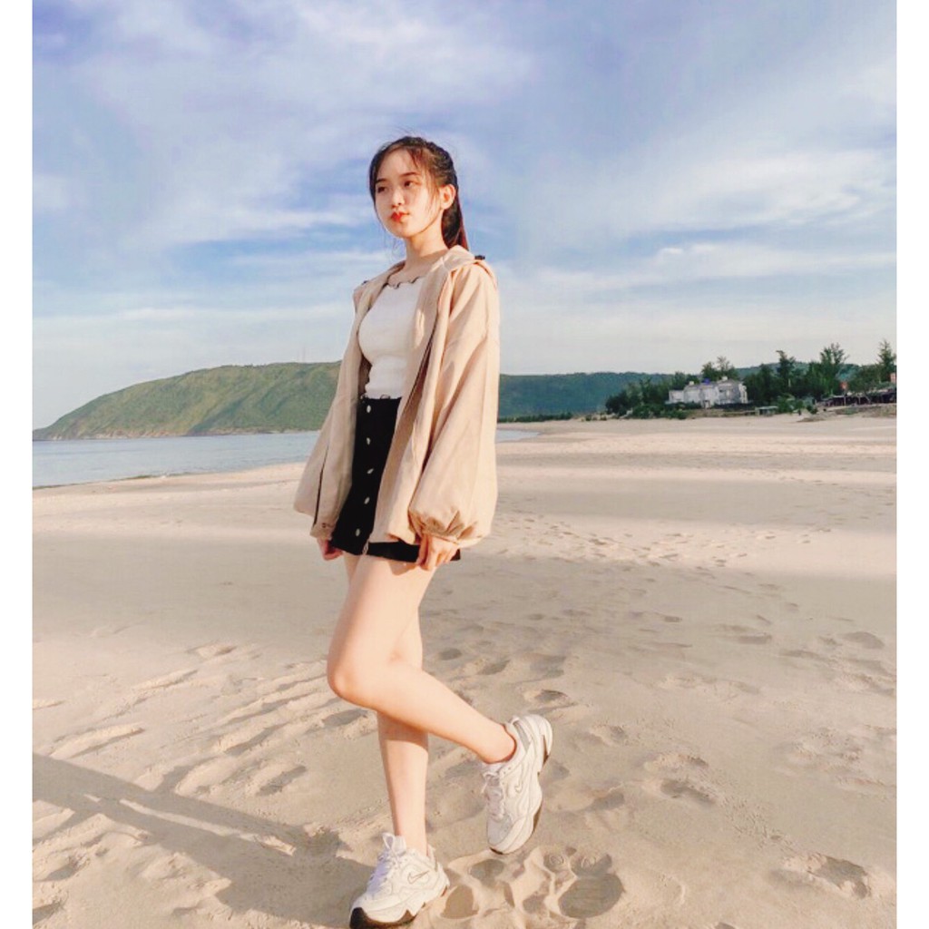 Áo KHOÁC LỬNG NHUNG Nữ Ulzzang 1hitshop