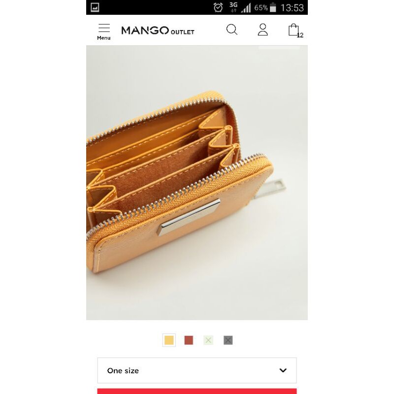 Ví ngắn Mango đủ màu - hxt kèm bill