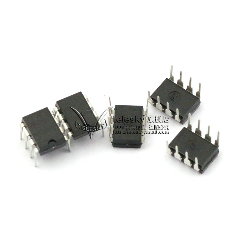 Set 5 Chip Khuếch Đại Âm Thanh Điện Tử Telesky Tda2822 Tda2822 Dip Ic