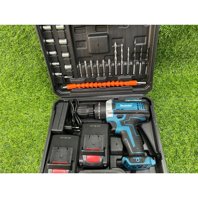 Máy khoan pin MAKITA 3 chức năng 10 ly phụ tùng khoan tường bắt vít khoan gỗ khoan sắt