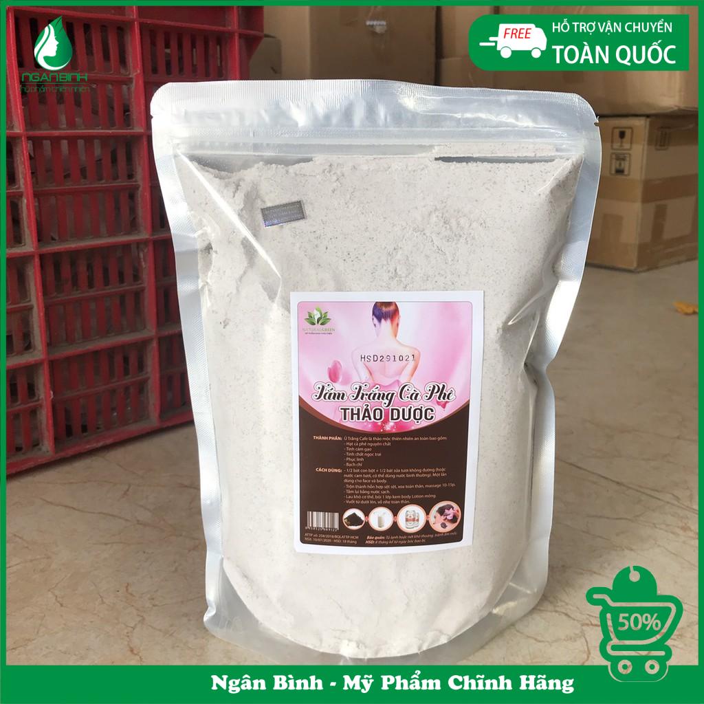 (COMBO SỈ 1KG Ủ CAFE) Ủ TRẮNG CAFE,ủ trắng face,ủ trắng body,tắm trắng mặt,tắm trắng toàn thân