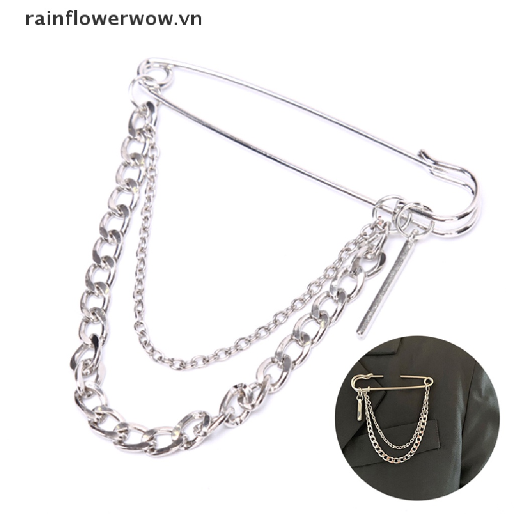 1 Ghim Cài Dây Xích Cổ Điển Thời Trang Cho Nam Và Nữ