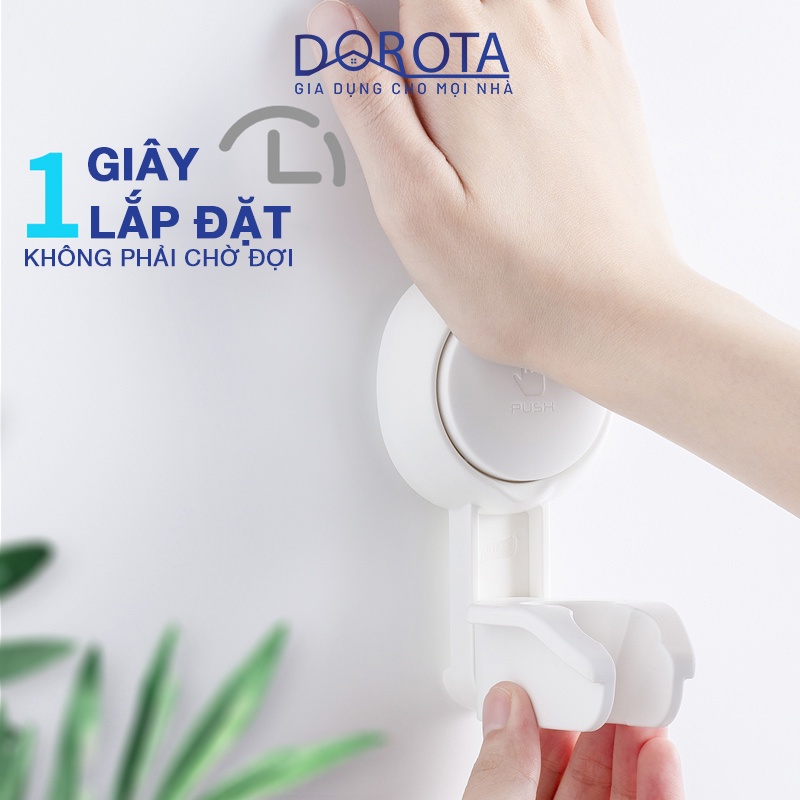 Giá đỡ vòi hoa sen cao cấp DOROTA chống nước độ bền cao dùng cho nhà tắm móc treo vòi xịt nhà vệ sinh chống nước AW619