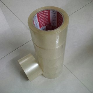 1 cuộn băng dính 0.25 kg/ cuộn lõi giấy mỏng 3 ly