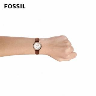 Đồng Hồ Nữ Fossil dây da ES4878 - Thời trang võ thép không gỉ, mặt 34mm