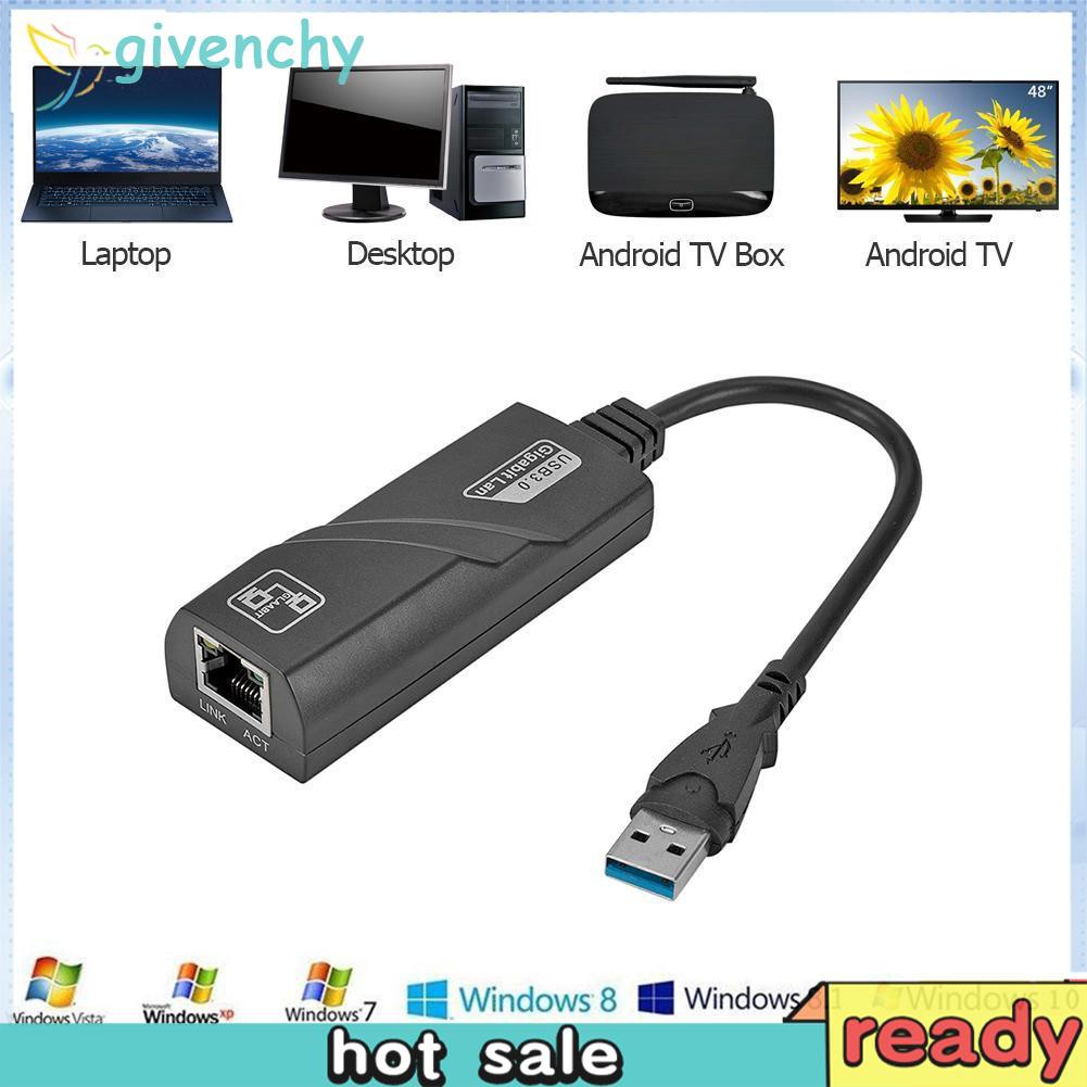 Cáp Chuyển Đổi Mini Usb 3.0 Gigabit Ethernet Adapter Usb Sang Rj45 Lan Network Card Cho Pc