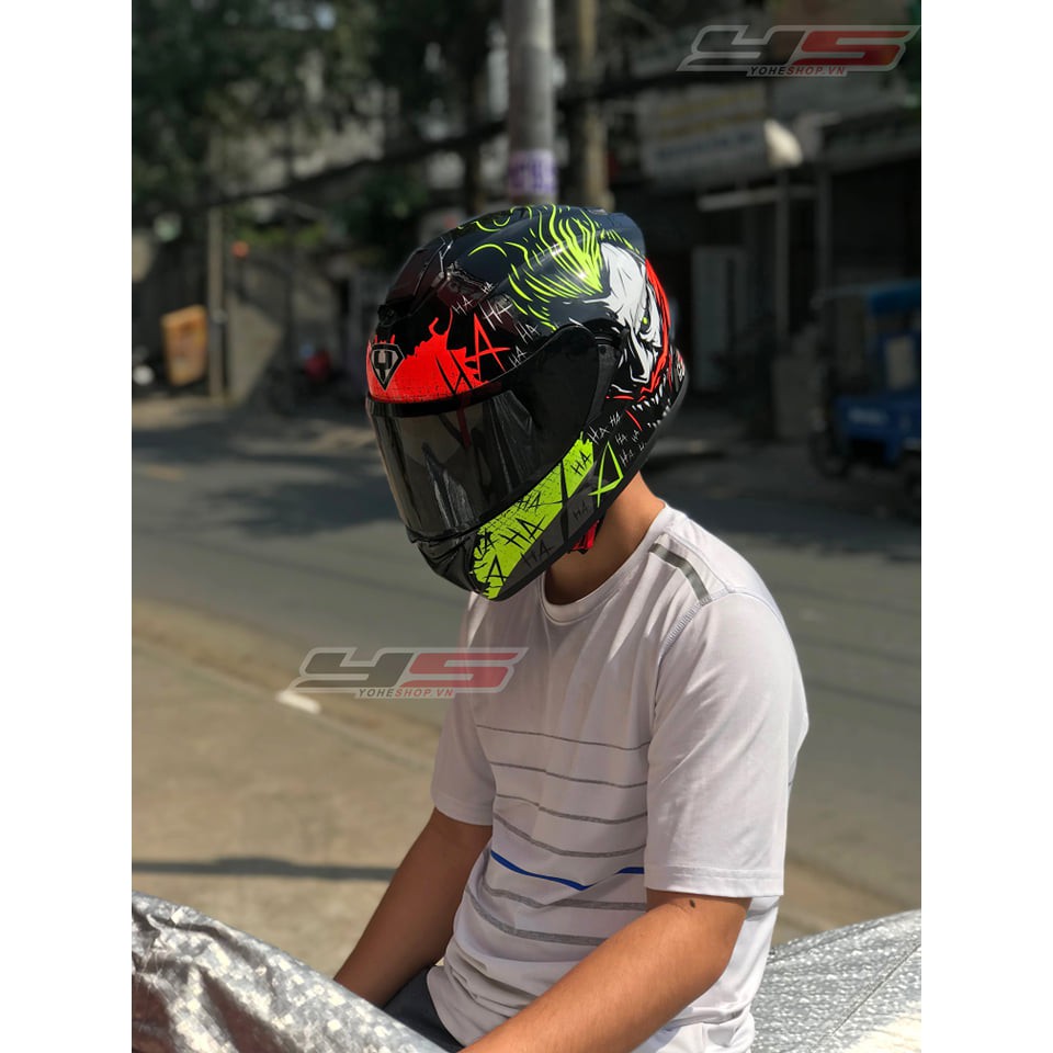 KÍNH MŨ BẢO HIỂM  YOHE 978 977 981 KÍNH CHÍNH HÃNG KÍNH FULLFACE YOHE 977 978 981