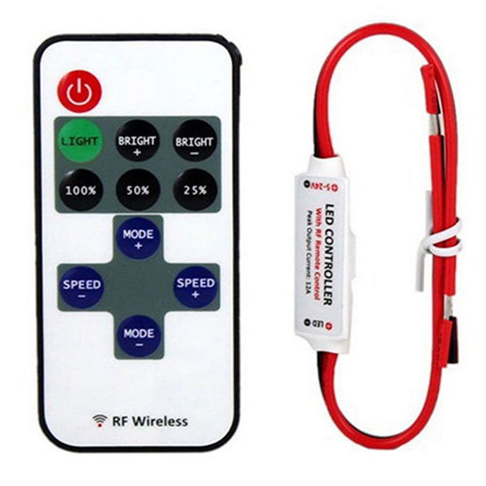 Bộ điều khiển chỉnh sáng tối cho đèn LED 12V không dây chuyên nghiệp