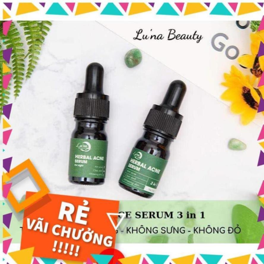 SERUM HERBAL ACNE LUNA BEAUTY 3 IN 1 [SIÊU ƯU ĐÃI] | BigBuy360 - bigbuy360.vn