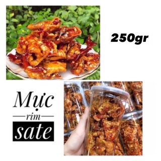 Mực rim sate nguyên con đặc sản Bình Định hủ pet 250gr