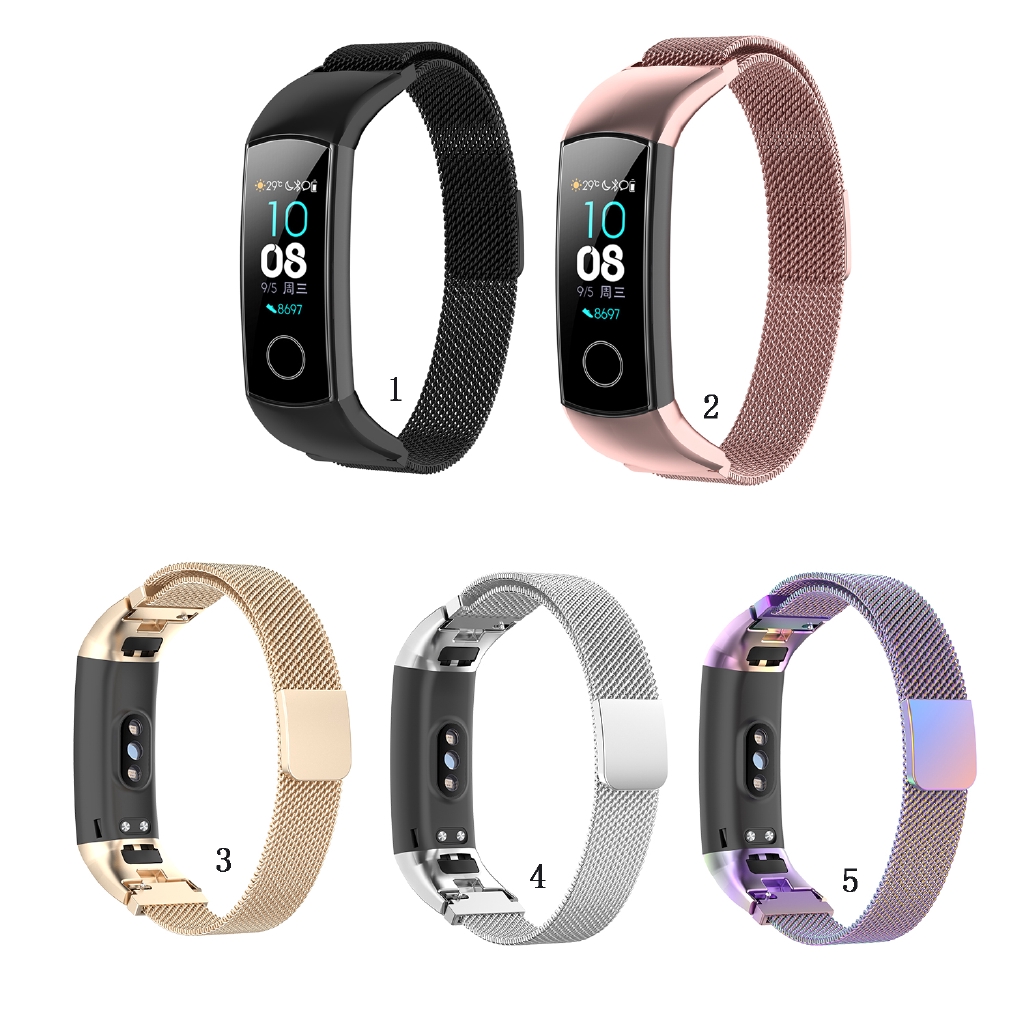 Dây đeo kim loại thay thế cho đồng hồ thông minh Honor Band 4 Band 5