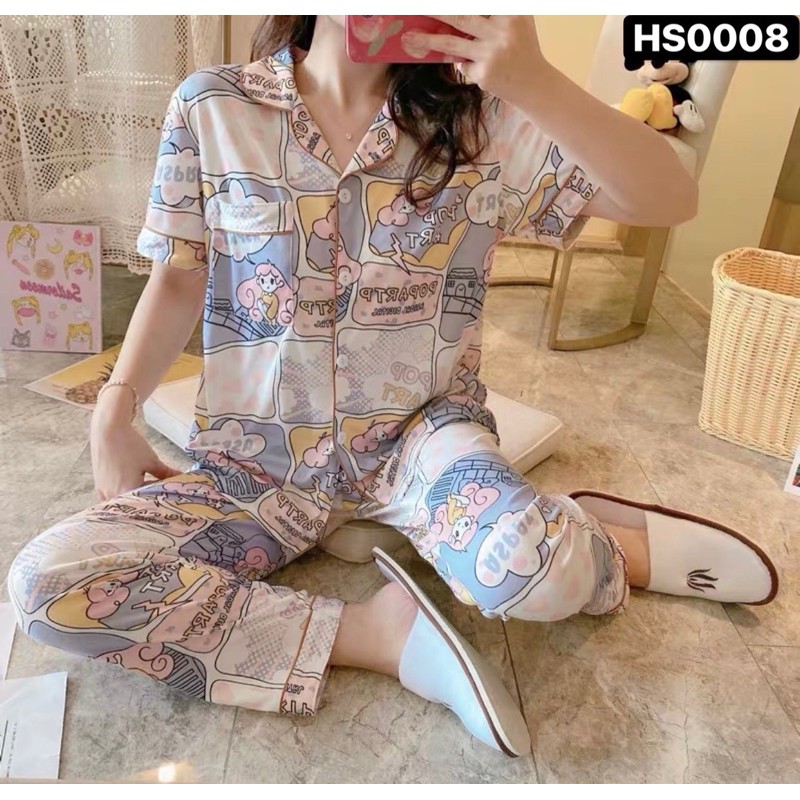 Đồ Ngủ Pyjama In Hình Công Chúa(msp08)